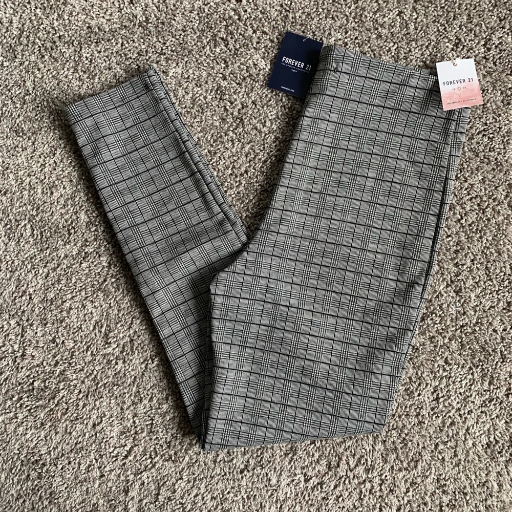 ForEver 21 plaid leggings